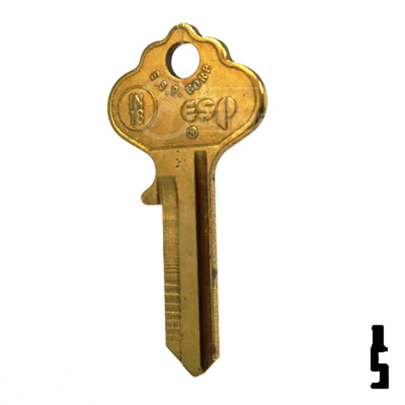 Uncut Key Blank | Ilco, Corbin Russwin | IN18, X1054F - Image 23
