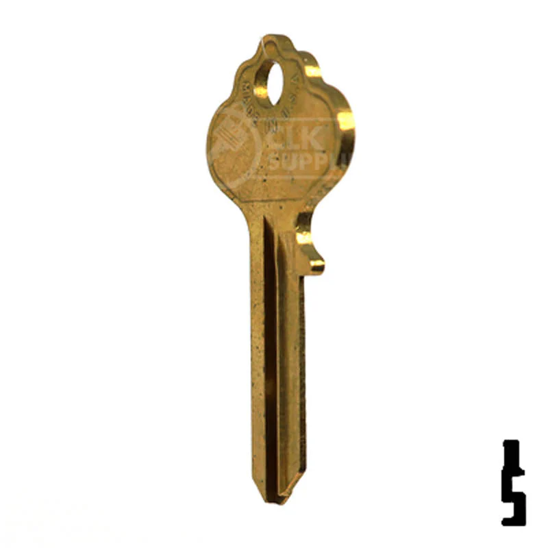 Uncut Key Blank | Ilco, Corbin Russwin | IN18, X1054F - Image 9
