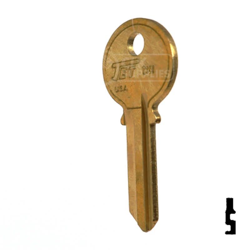 Uncut Key Blank | Ilco | IN1 - Image 22