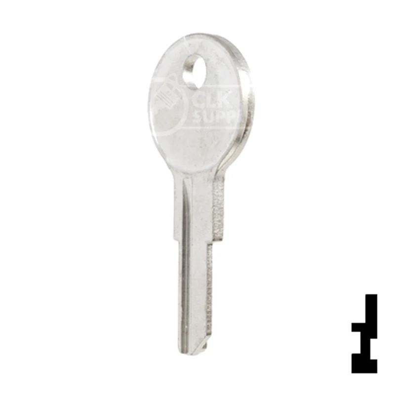 Uncut Key Blank | Illinios | 1043J, IL11 - Image 10