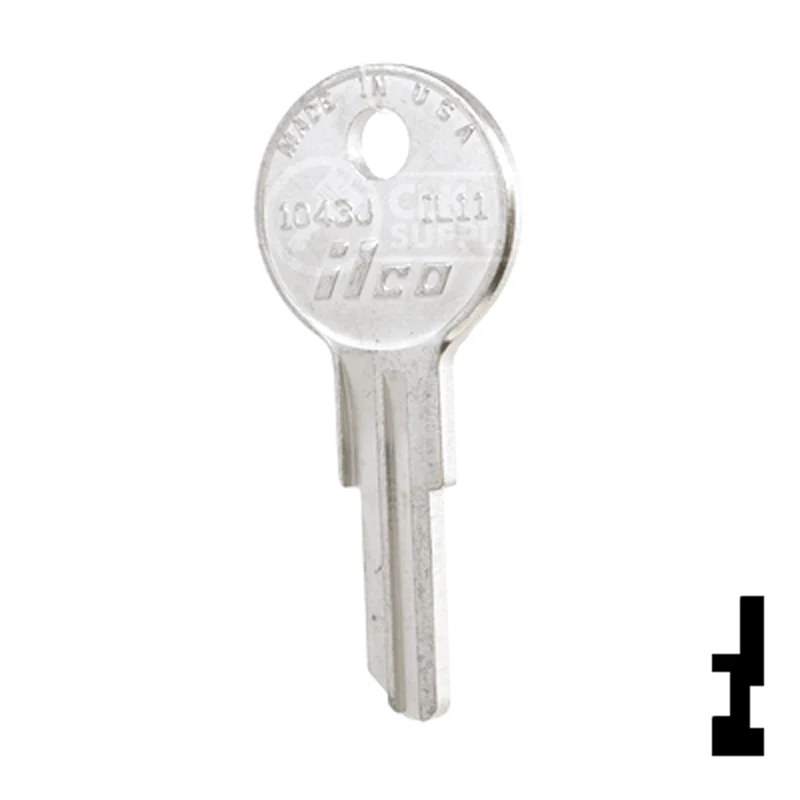 Uncut Key Blank | Illinios | 1043J, IL11 - Image 23