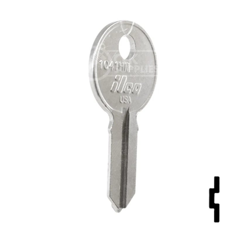 Uncut Key Blank | Illinois | 1041HM - Image 4