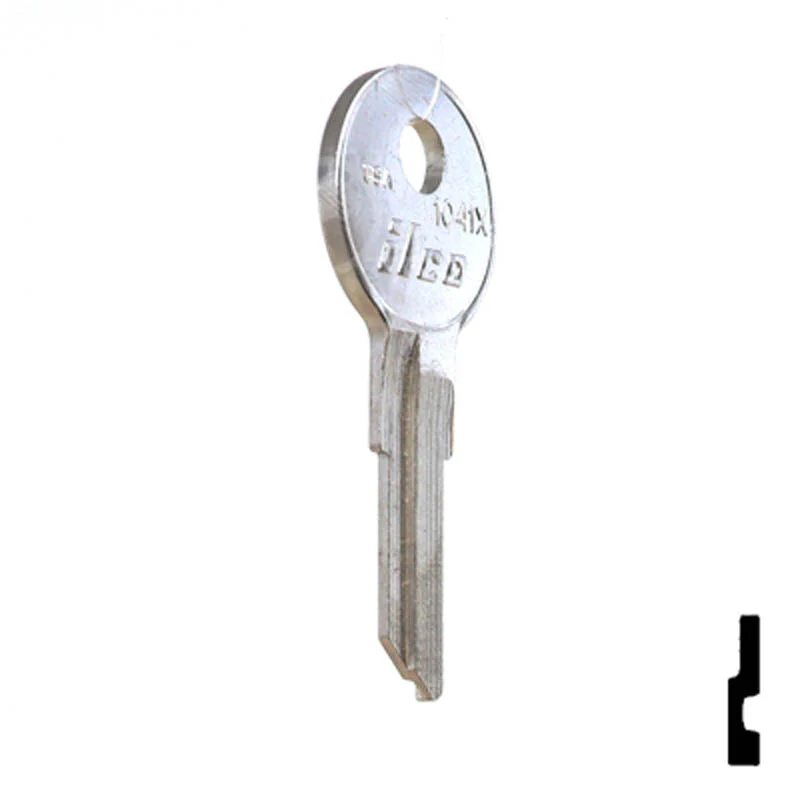 Uncut Key Blank | Chicago | 1041X - Image 4