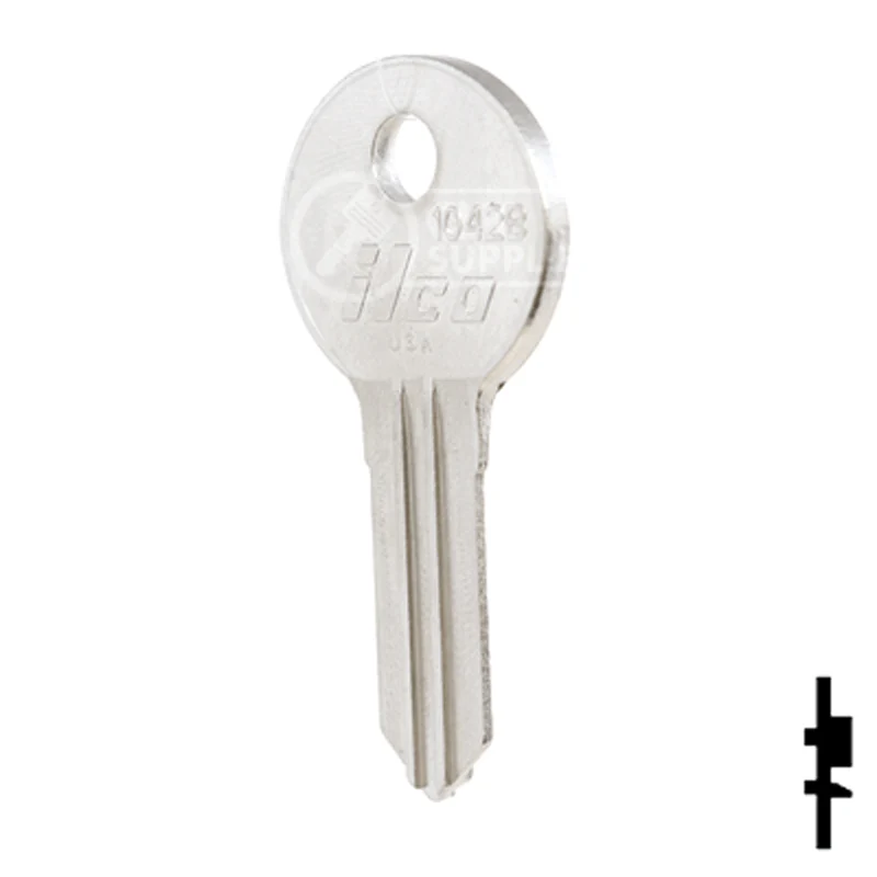 Uncut Key Blank | Illinois | 1042B - Image 22
