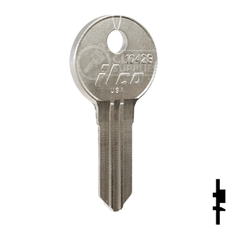 Uncut Key Blank | Illinois | 1042B - Image 3