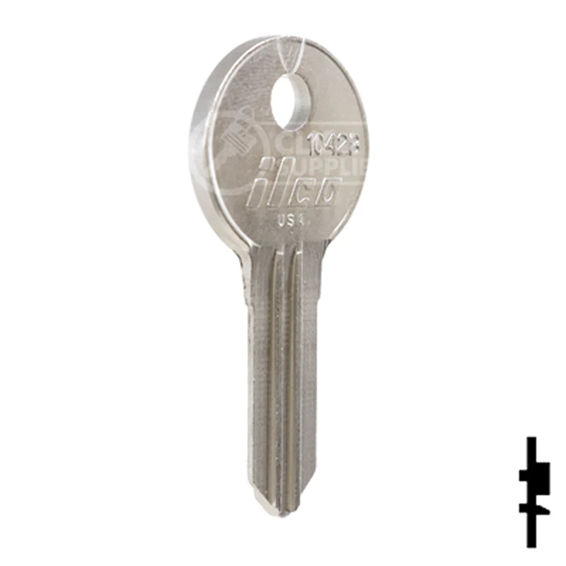 Uncut Key Blank | Illinois | 1042B - Image 4
