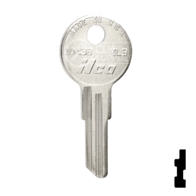 Uncut Key Blank | Illinois | 1043B, IL9 - Image 2