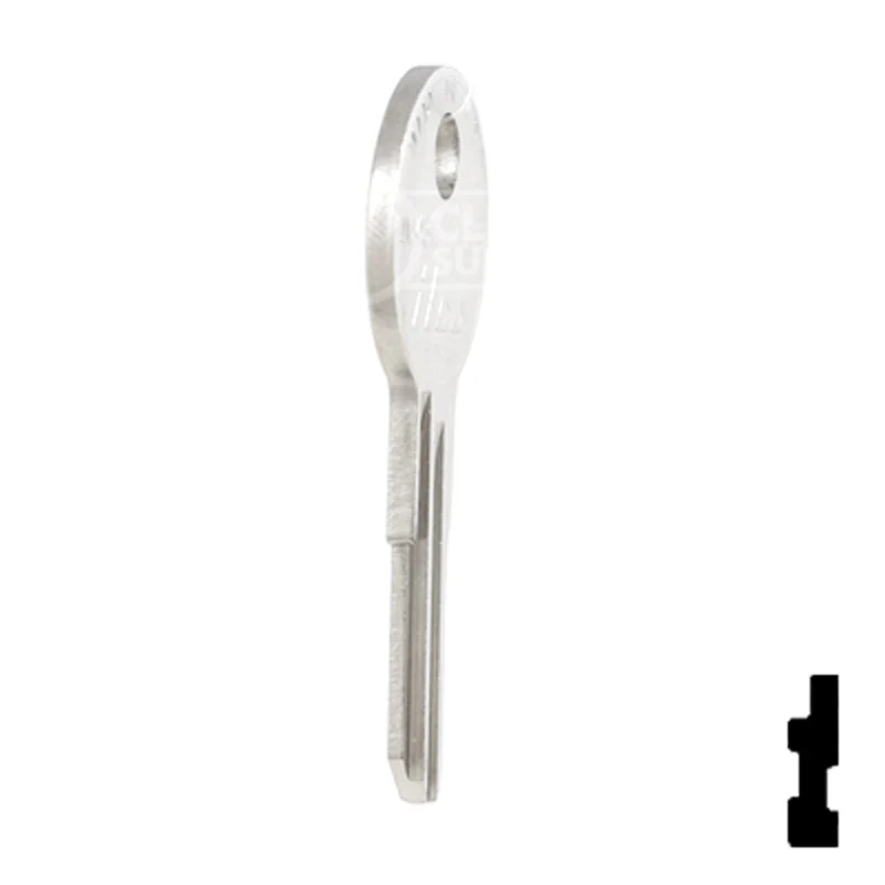 Uncut Key Blank | Illinois | 1043B, IL9 - Image 6