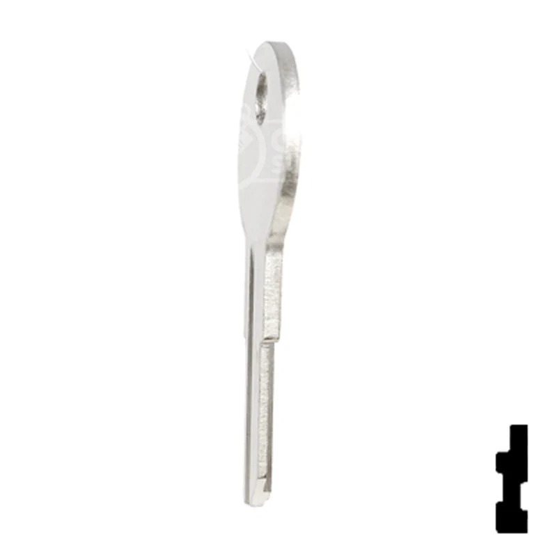 Uncut Key Blank | Illinois | 1043B, IL9 - Image 8