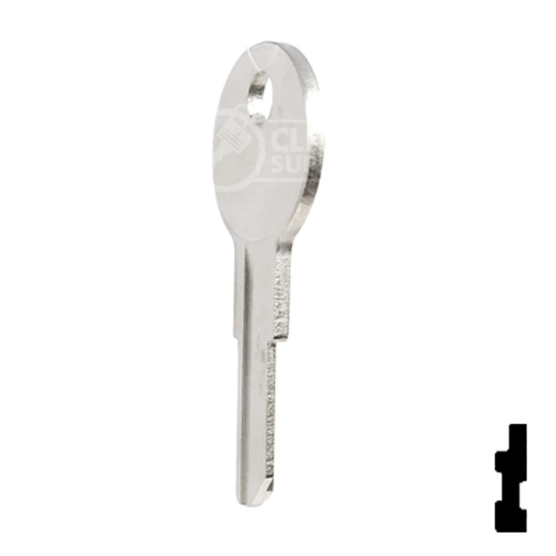 Uncut Key Blank | Illinois | 1043B, IL9 - Image 9