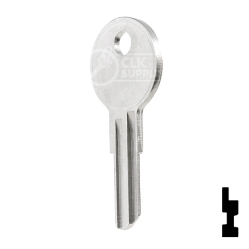 Uncut Key Blank | Illinois | 1043C - Image 10