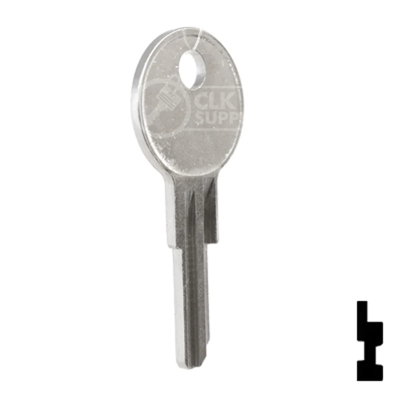 Uncut Key Blank | Illinois | 1043C - Image 16