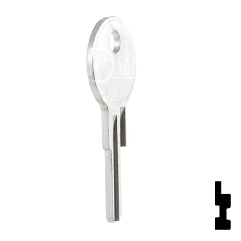 Uncut Key Blank | Illinois | 1043C - Image 17