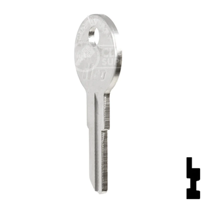Uncut Key Blank | Illinois | 1043C - Image 21