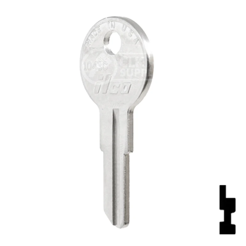 Uncut Key Blank | Illinois | 1043C - Image 22