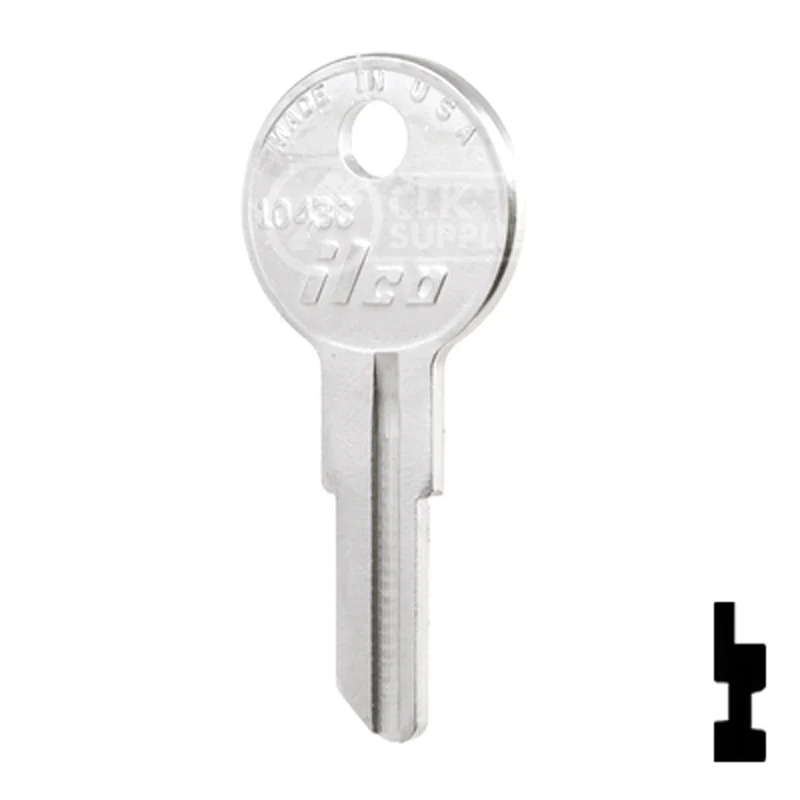 Uncut Key Blank | Illinois | 1043C - Image 23