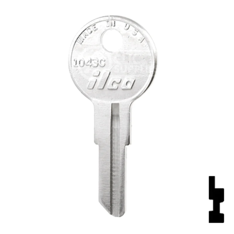 Uncut Key Blank | Illinois | 1043C - Image 24