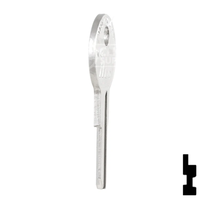 Uncut Key Blank | Illinois | 1043C - Image 6