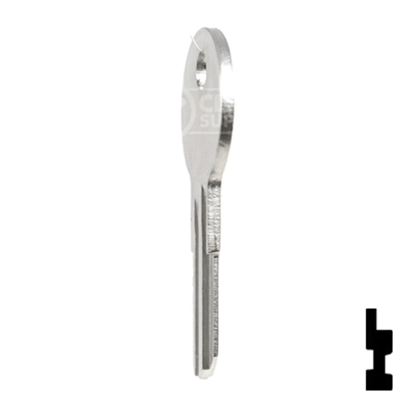Uncut Key Blank | Illinois | 1043C - Image 8