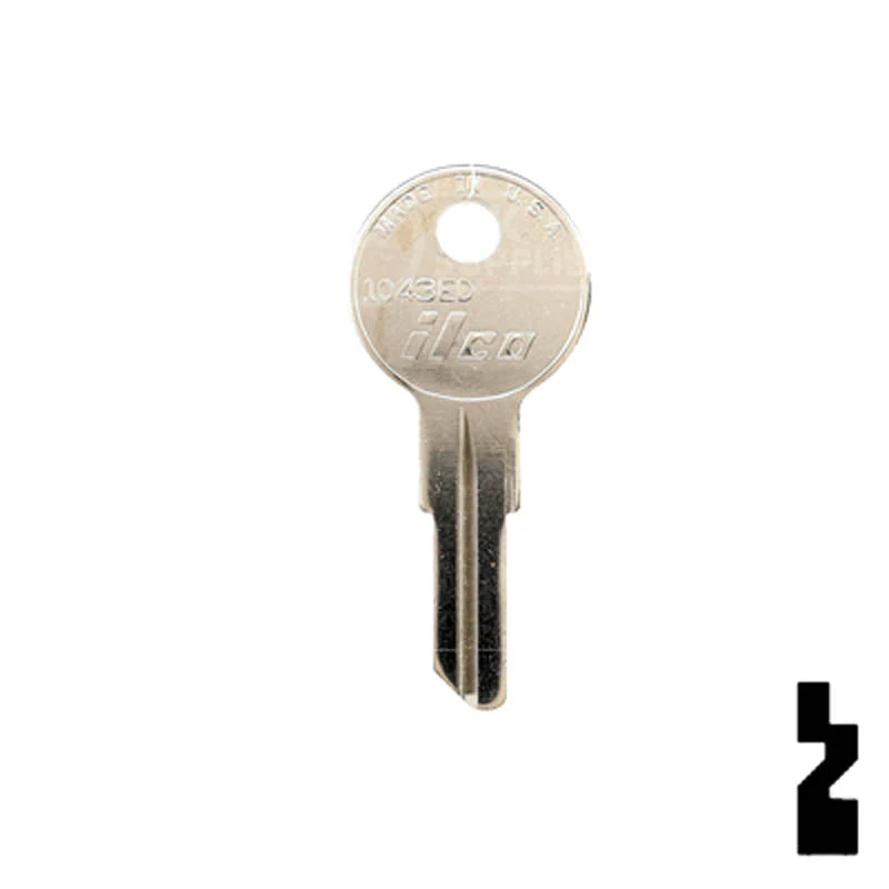 Uncut Key Blank | Illinois | 1043ED