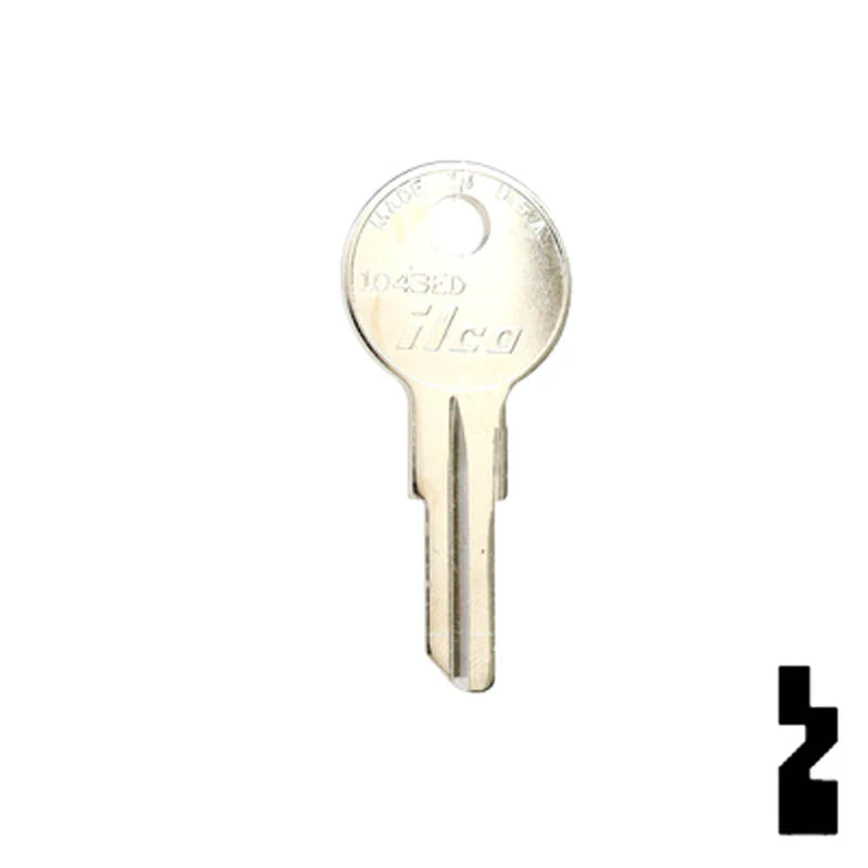 Uncut Key Blank | Illinois | 1043ED - Image 2