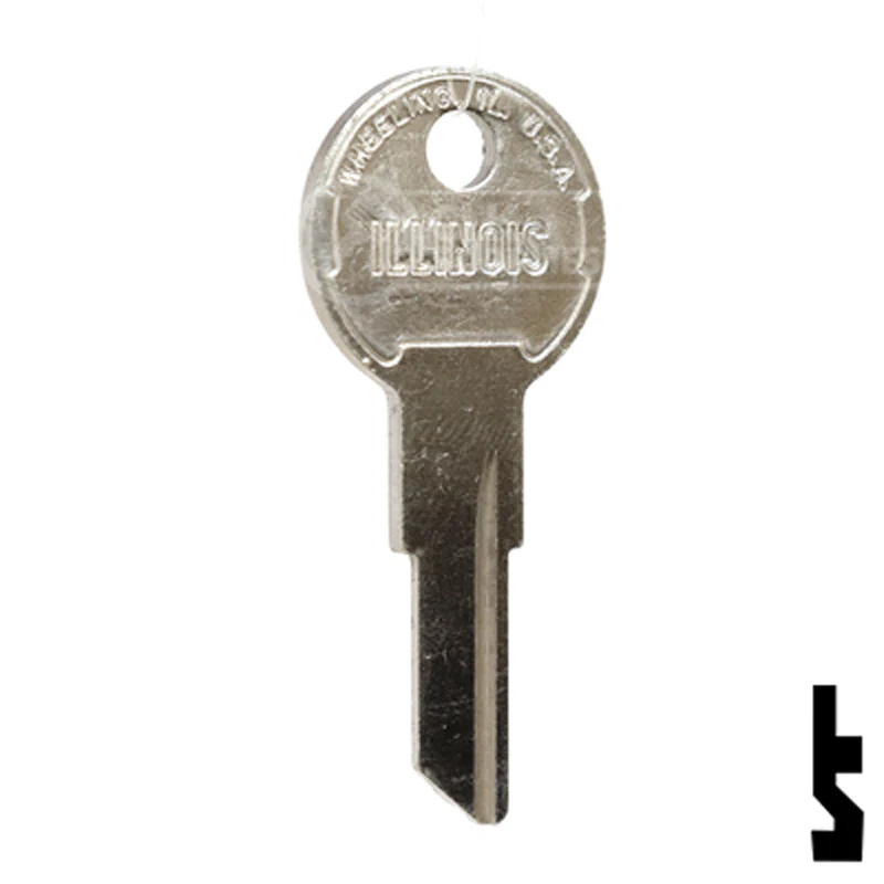 Uncut Key Blank | Illinois | BD227 - Image 3
