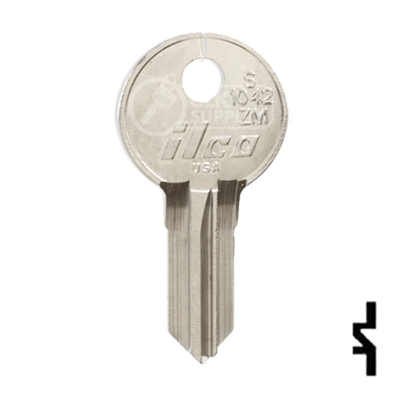 Uncut Key Blank | Illinois | S1042ZM - Image 2