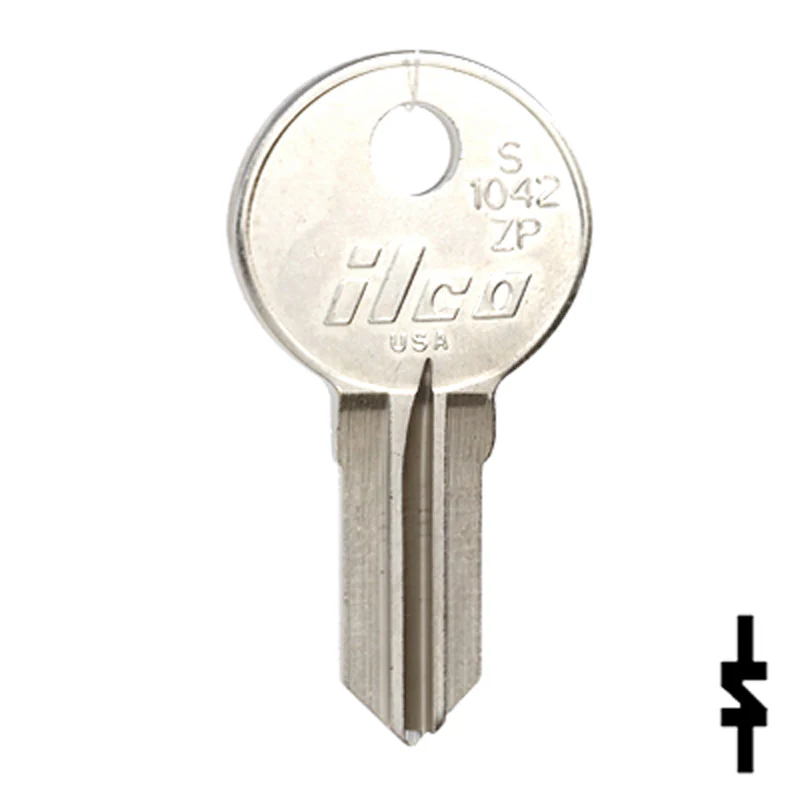 Uncut Key Blank | Illinois | S1042ZP - Image 2