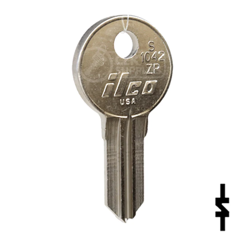 Uncut Key Blank | Illinois | S1042ZP - Image 3