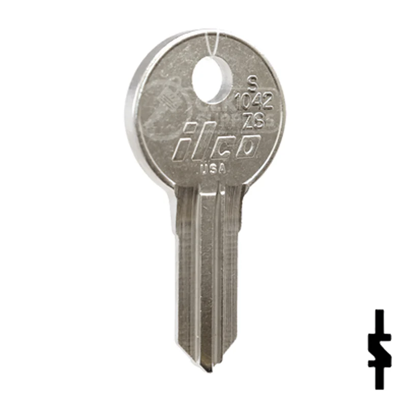 Uncut Key Blank | Illinois | S1042ZS - Image 4