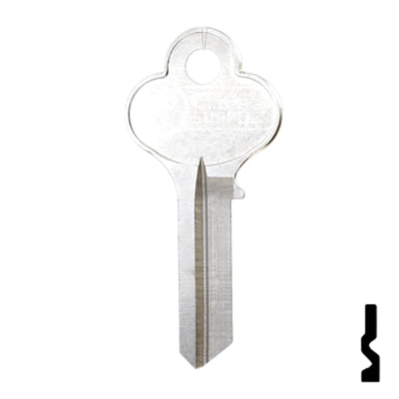 Uncut Key Blank | Illinois | X1014L, LO1 - Image 13