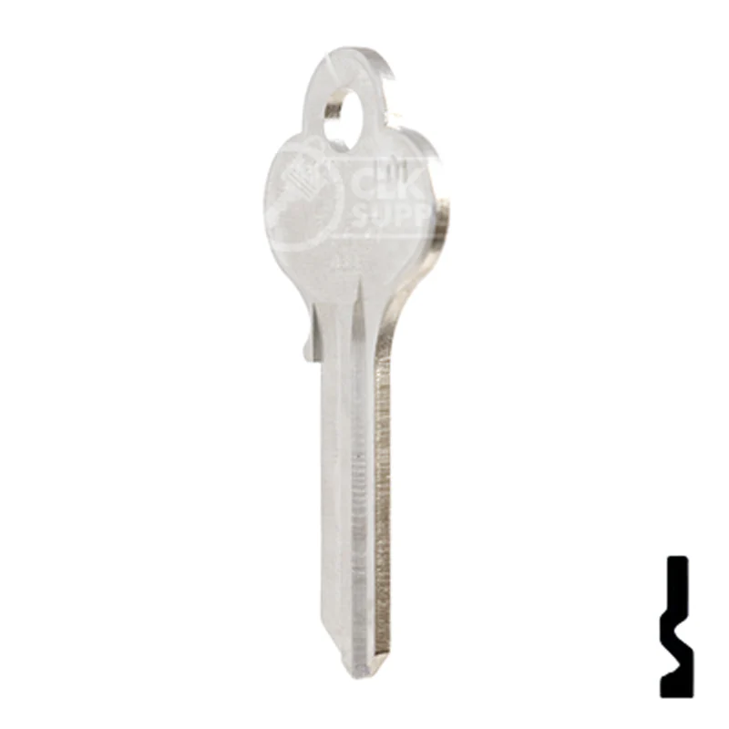 Uncut Key Blank | Illinois | X1014L, LO1 - Image 22
