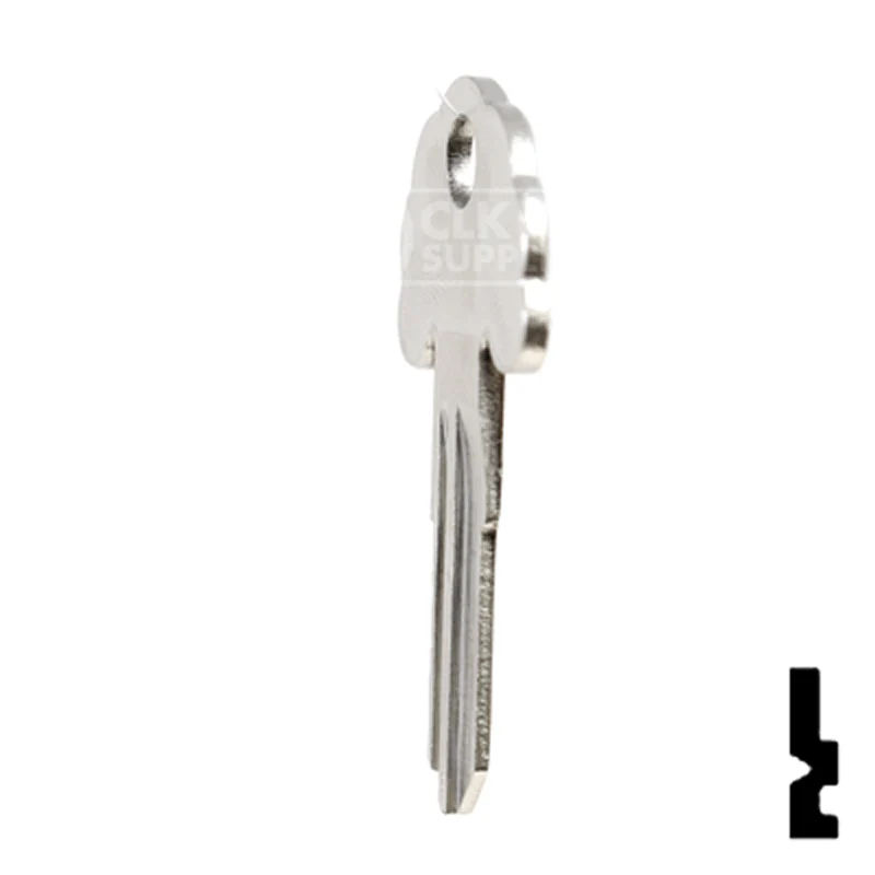 Uncut Key Blank | Imperial Cam Lock | 1624 - Image 9
