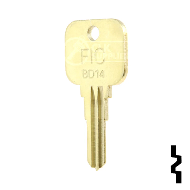 Uncut Key Blank | JCB | BD14 - Image 23