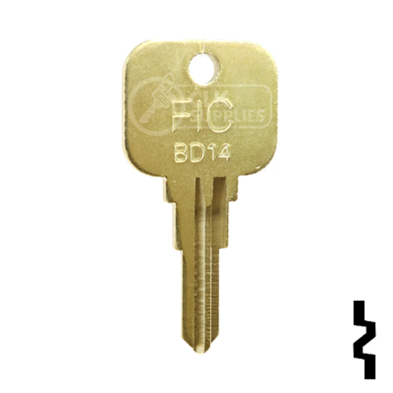 Uncut Key Blank | JCB | BD14 - Image 3