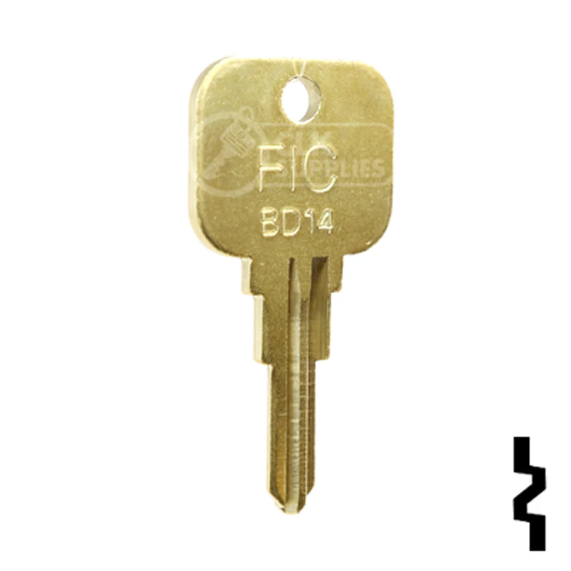 Uncut Key Blank | JCB | BD14 - Image 4