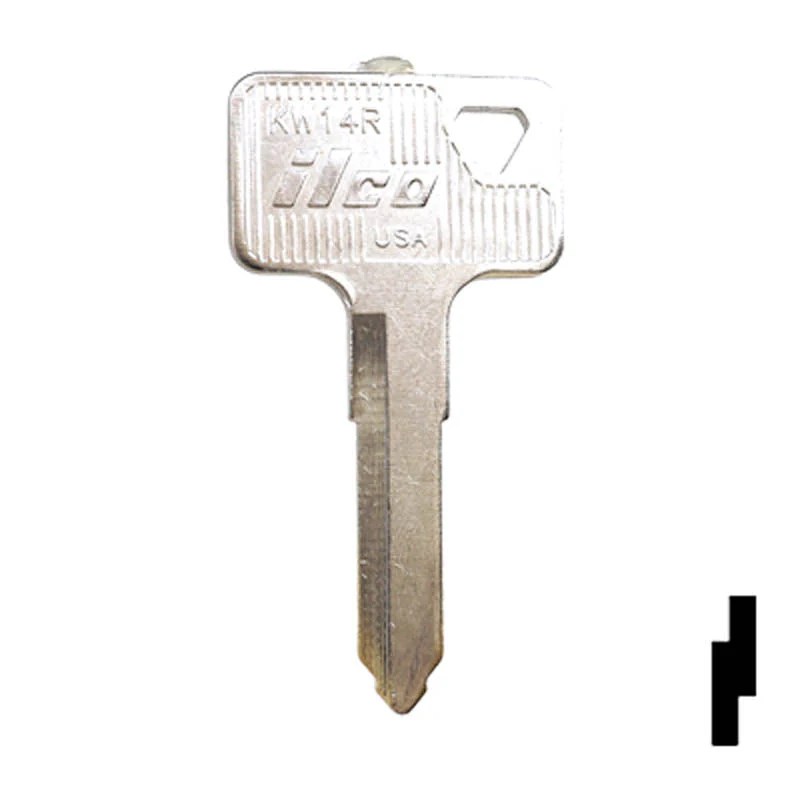 Uncut Key Blank | Kawasaki | KW14R - Image 2