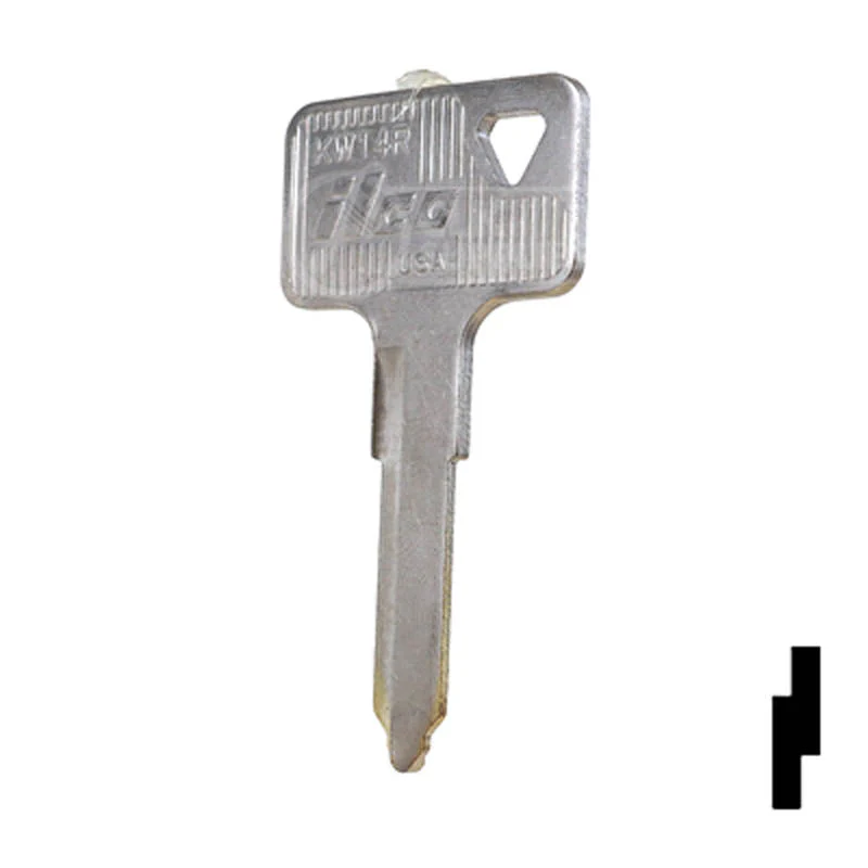 Uncut Key Blank | Kawasaki | KW14R - Image 23