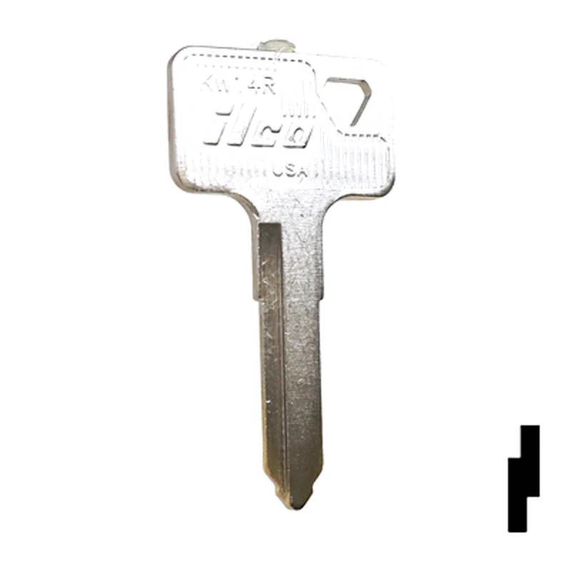 Uncut Key Blank | Kawasaki | KW14R - Image 3