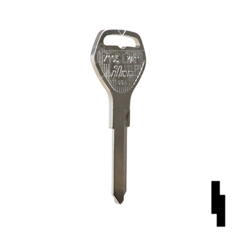 Uncut Key Blank | Kawasaki | X105, KA11 - Image 5