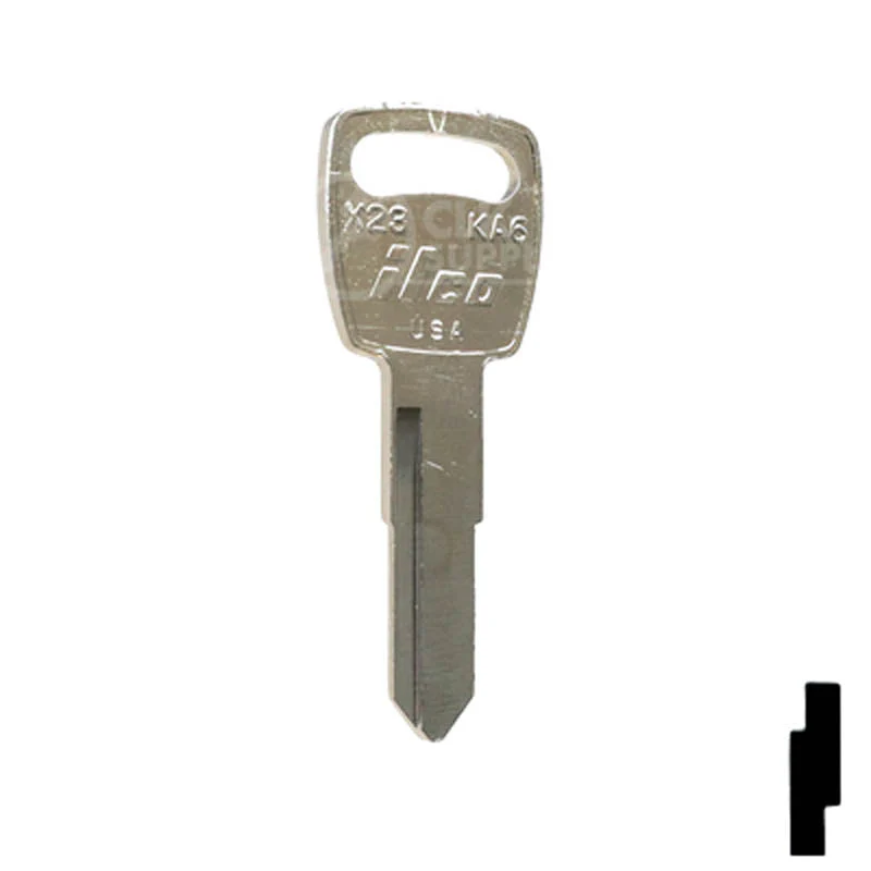 Uncut Key Blank | Kawasaki | X23, KA6 - Image 3