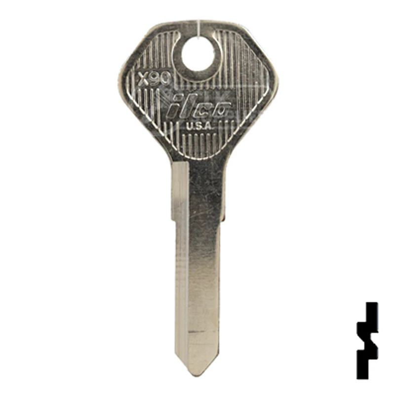 Uncut Key Blank | Kawasaki | X90