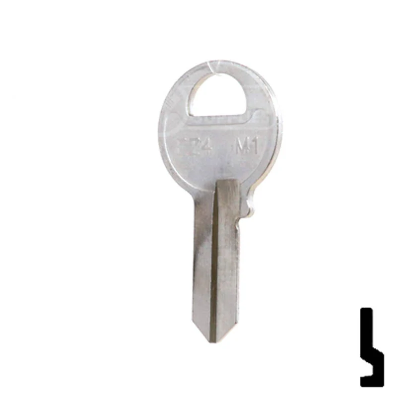 Uncut Key Blank | Imported Padlock, Master Padlock, EZ-Set | EZ4, M1 - Image 11