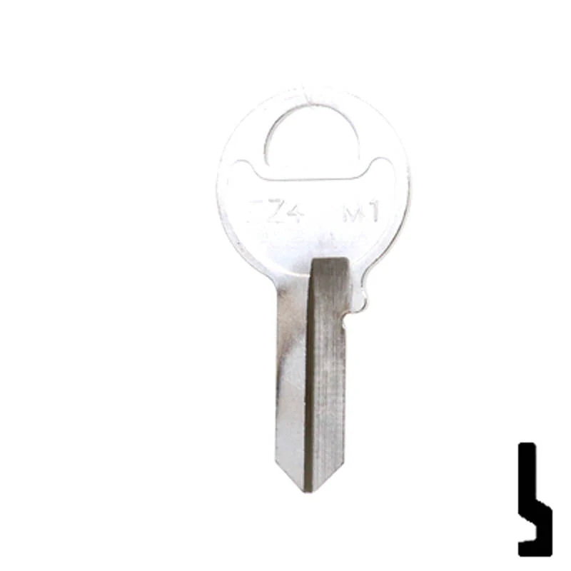 Uncut Key Blank | Imported Padlock, Master Padlock, EZ-Set | EZ4, M1 - Image 12