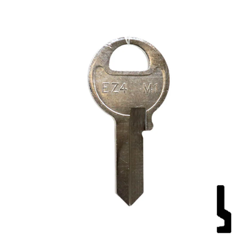 Uncut Key Blank | Imported Padlock, Master Padlock, EZ-Set | EZ4, M1 - Image 14