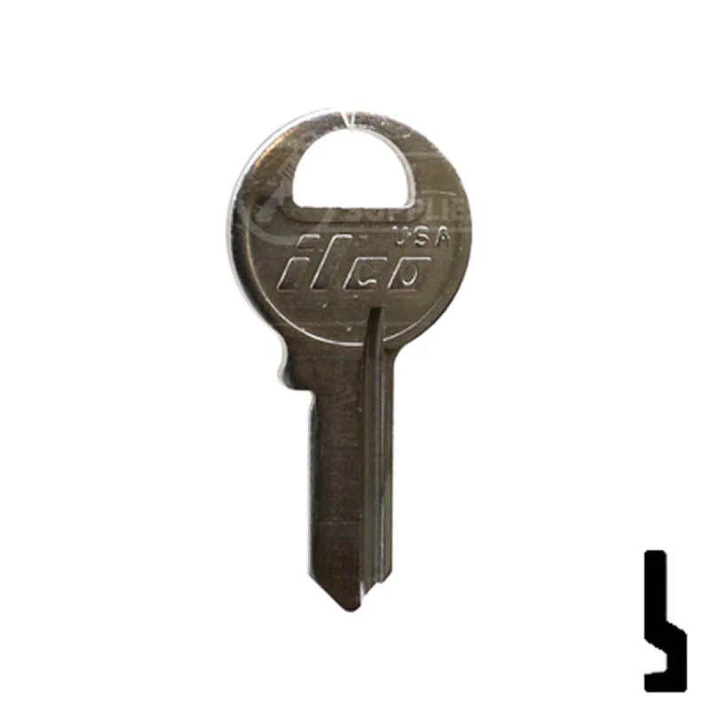 Uncut Key Blank | Imported Padlock, Master Padlock, EZ-Set | EZ4, M1 - Image 2