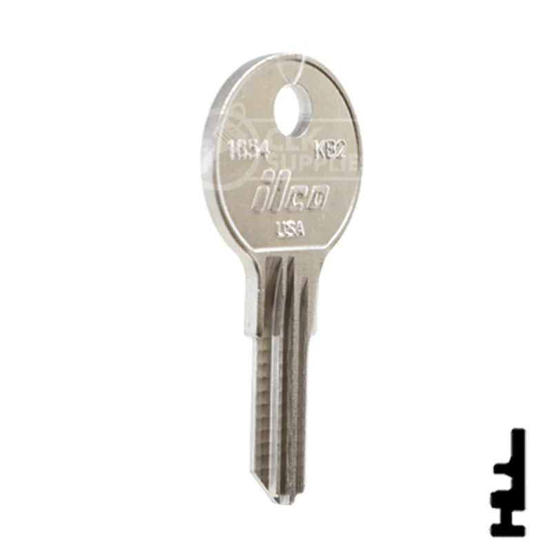 Uncut Key Blank | Kimball | 1654, KB2 - Image 4