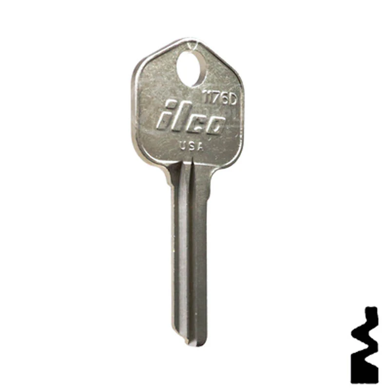 Uncut Key Blank | Kwikset | 1176D - Image 3