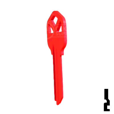 Uncut Key Blank | Kwikset KW1 | Neon (50PK) - Image 10
