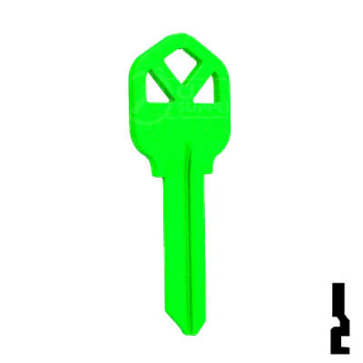 Uncut Key Blank | Kwikset KW1 | Neon (50PK) - Image 101